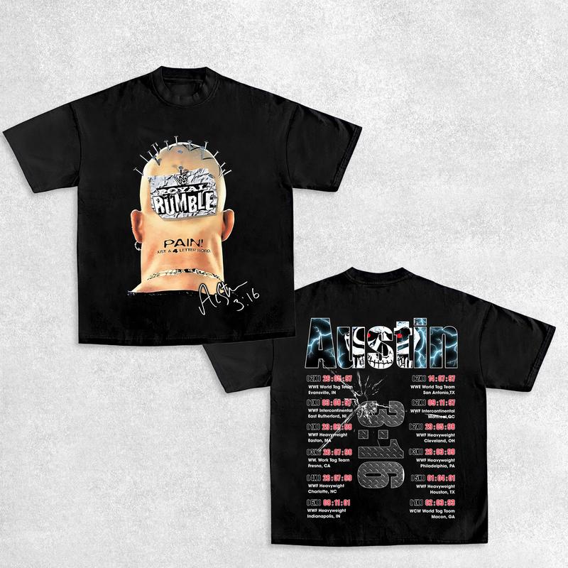 STONE COLD V2 TEE , Wrestling Tee, Wrestling Graphic Tee, Wrestler Shirt, Sports Shirt, Vintage Wresting Shirt, Wrestling Gift Hoodie Sweatshirts