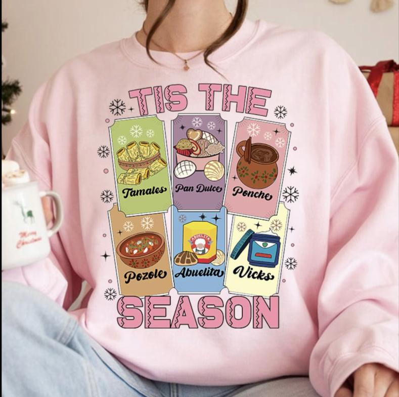 Tis the season Crewneck sweater - Mix and Match - Trendy Styles Available - Full Size Range - For Him and Her - Wide Color Selection