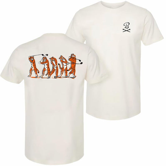 Golf Tiger T-shirt - 2 Side - Size Range For Everyone - Variety In Colors - Iconic Styles - Fashion For All Genders - Choose Your Style