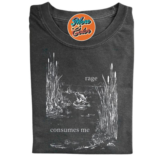 Rage Consumes Me Vintage Unisex Classic Shirt, Cotton Unisex T-shirt, Crew Neck, Size S- 4xl, Menswear Top, Womenswear Top Underwear Streetwear