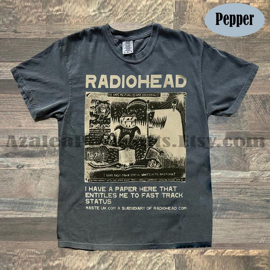 Vintage Radiohead shirt, Radiohead Vintage Retro concert t-shirt for men, women, 90s Band Tshirt, Radiohead band shirt,gift for her, for him