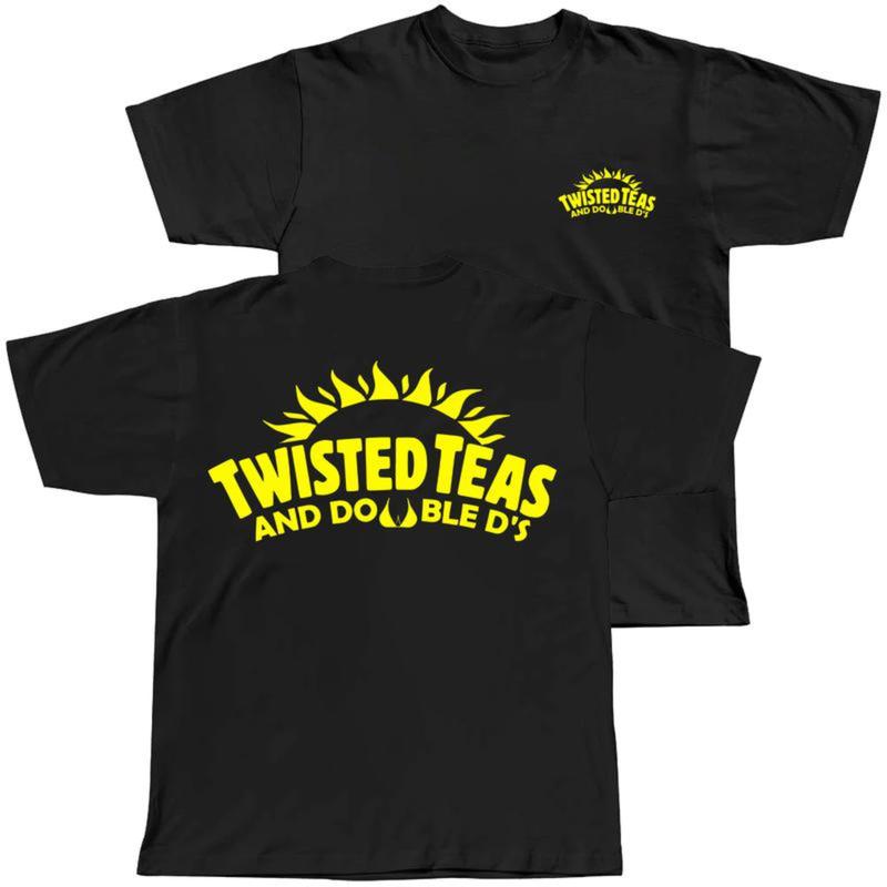 Twisted Teas and Double D's 2 Sides Tshirt, Twisted Tea Tshirt Full Color For Men And Women Tshirt, Twisted Tea Tshirt