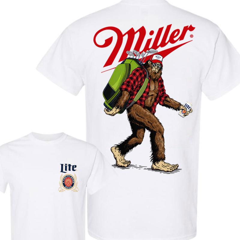 Big Foot Golf Miller Lite shirt,  Golf Big Foot sweatshirt, Golf Miller Lite hoodie for men and women