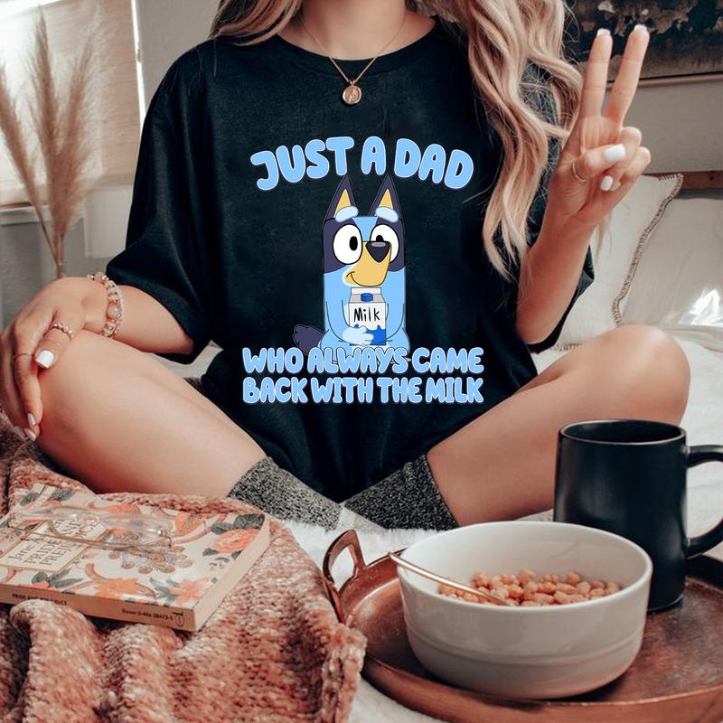 Just A Dad Who Always Came Back With Milk Shirt Sweatshirt Hoodie