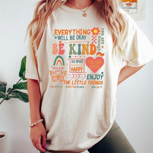 Be Kind Shirt Mental Health Shirt Kindness Shirt Self Love Shirt Mental Health Matters Shirt Always Be Kind Shirt Gift For Her Classic Cotton Shirt