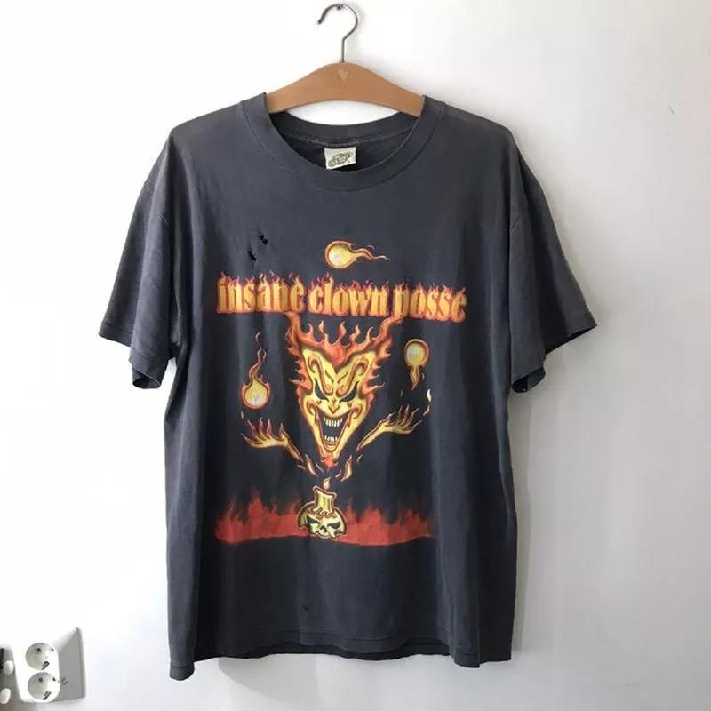 Vintage 90s ICP Insane Clown Posse Cotton Unisex T-shirt All Size S-5XL, Vintage Graphic Tee, Music Tour Tee, Graphic Single Rap Hop Hip
