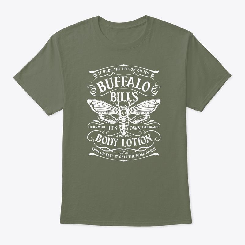 Buffalo Bill Lotion T-Shirt Mother's Day Gifts, Women's Tops, Womenswear, Cotton Fabric Relaxed Fit Chic Style, gift for girls