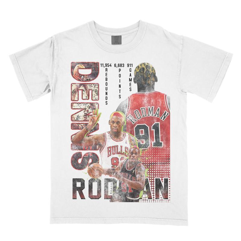 D Rodman 91 - Graphic Tee - STREETWEAR