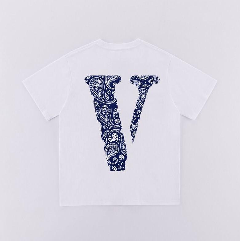 Vlone White Pop Design T Shirt