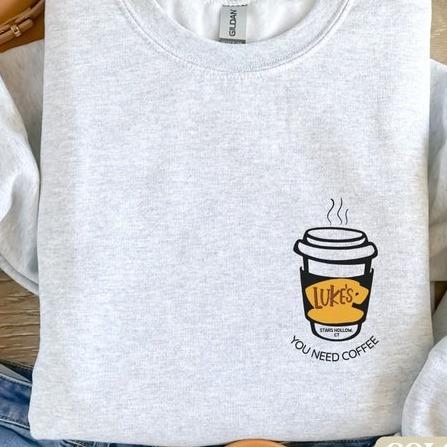 Lukes Diner Sweatshirt  T Shirt, Gilmore Girls Shirt, Stars Hollow shirt, Gilmore Girls Gift, Gilmore Girl Gifts, Gilmore Girls Merch, Lorelai, Gilmor