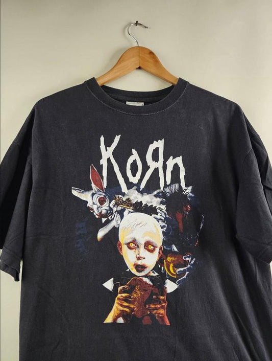 Early 2000s Y2K Korn Vintage T-Shirt, Unisex Shirt, Gift for her Graphic Tee Hot All Size