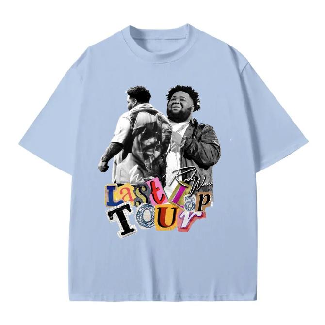 Rod Wave Last Lap Tour 2024 T-Shirt, Rod Wave Shirt T-Shirt , Last Lap Tour  T-Shirt Cotton Menswear