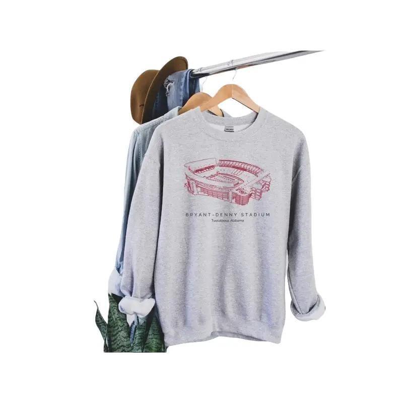 Football Sweatshirt, College Football Stadium Sweatshirt All Teams NCAA, Gifts For Football Fan Sport Classic