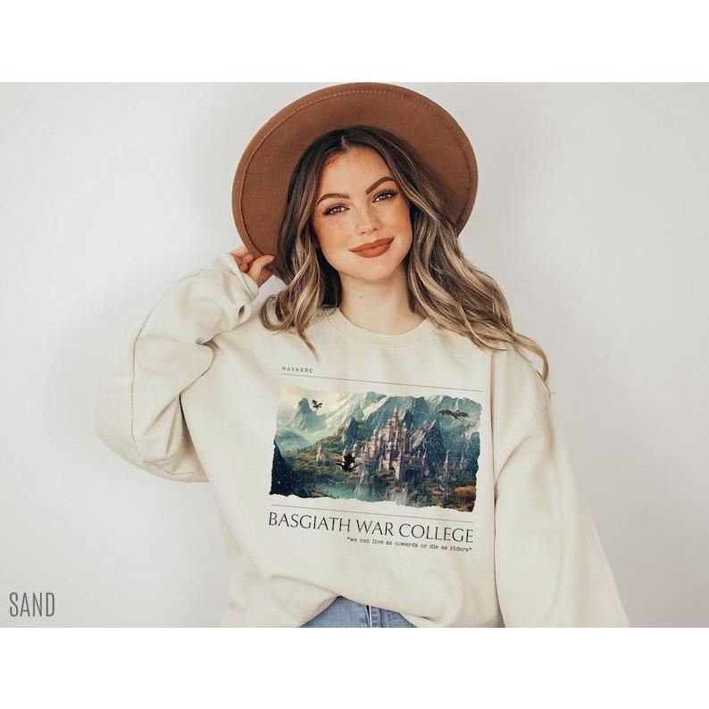 Fourth Wing Sweatshirt (OFFICIALLY LICENSED) Basgiath War College Sweatshirt, Iron Flame Crewneck Sweater, Fourth Wing Merch, Xaden Riorson