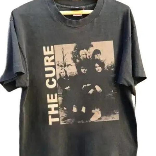 The Cure 90s Vintage Shirt, The Cure Merch, The Cure Band T-shirt Cotton Fabric