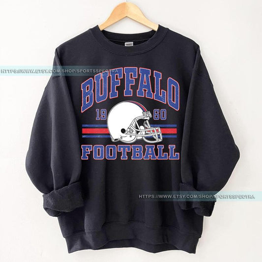 Buffalo Football Vintage Sweatshirt Sweatshirt,Buffalo Bill Crewneck Sweatshirt,Buffalo New York,Buffalo Bill Fan Gift, Gift For Fan