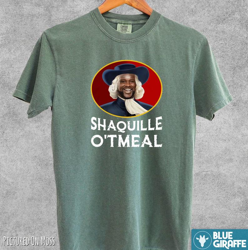 Shaquille O'tmeal Shirt, Funny Comfort Colors T-Shirt Menswear Top