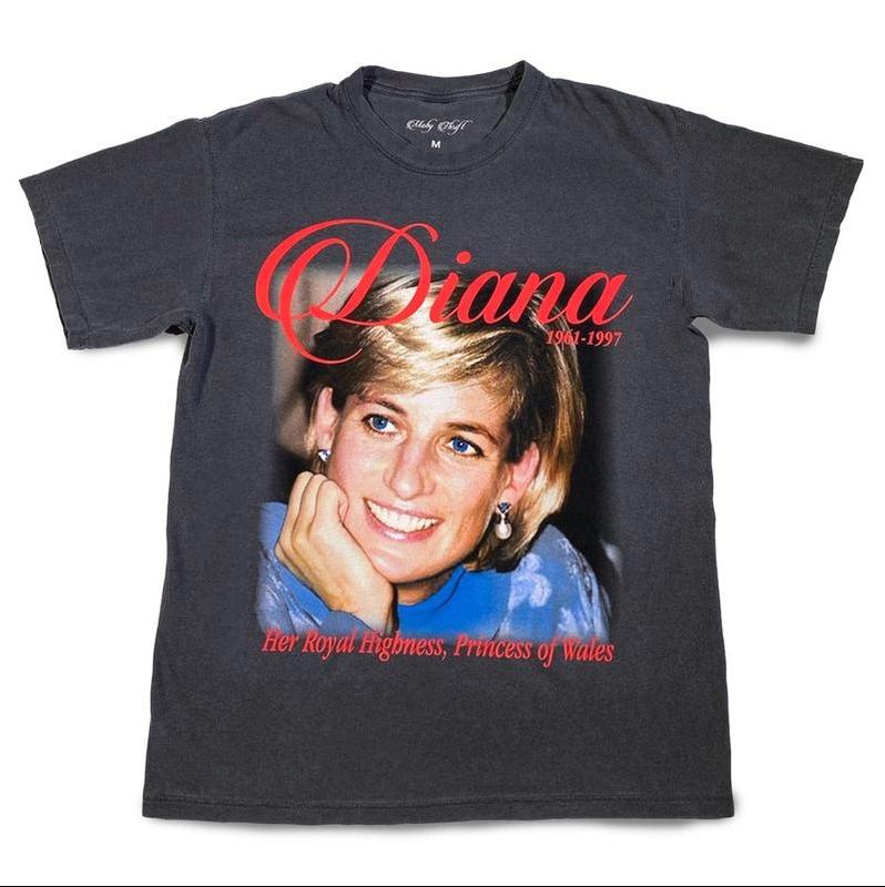 Princess Diana Moby Thrift Offical Tee Crewneck Top doublesided shirt