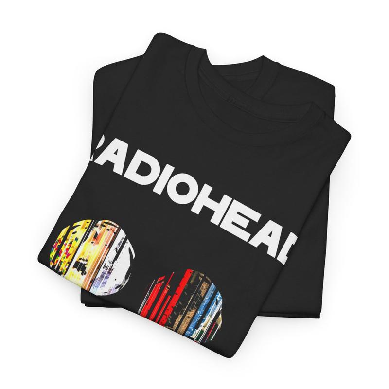 Radiohead T-Shirt, Electronic 90s Emo rock 80s Menswear T-Shirt Cotton Streetwear Tshirt