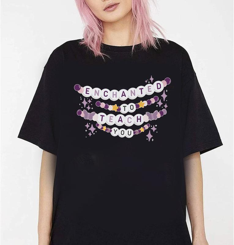Enchanted to Teach You Friendship Bracelet ShirtsSweatshirt, In My Teacher Era Enchanted Back to School Gift for Teachers