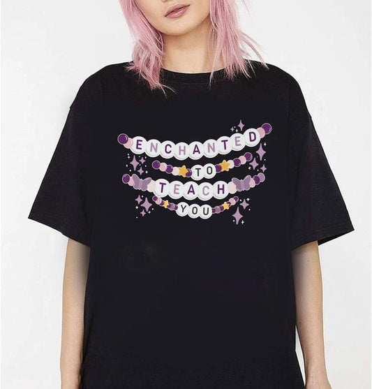 Enchanted to Teach You Friendship Bracelet ShirtsSweatshirt, In My Teacher Era Enchanted Back to School Gift for Teachers