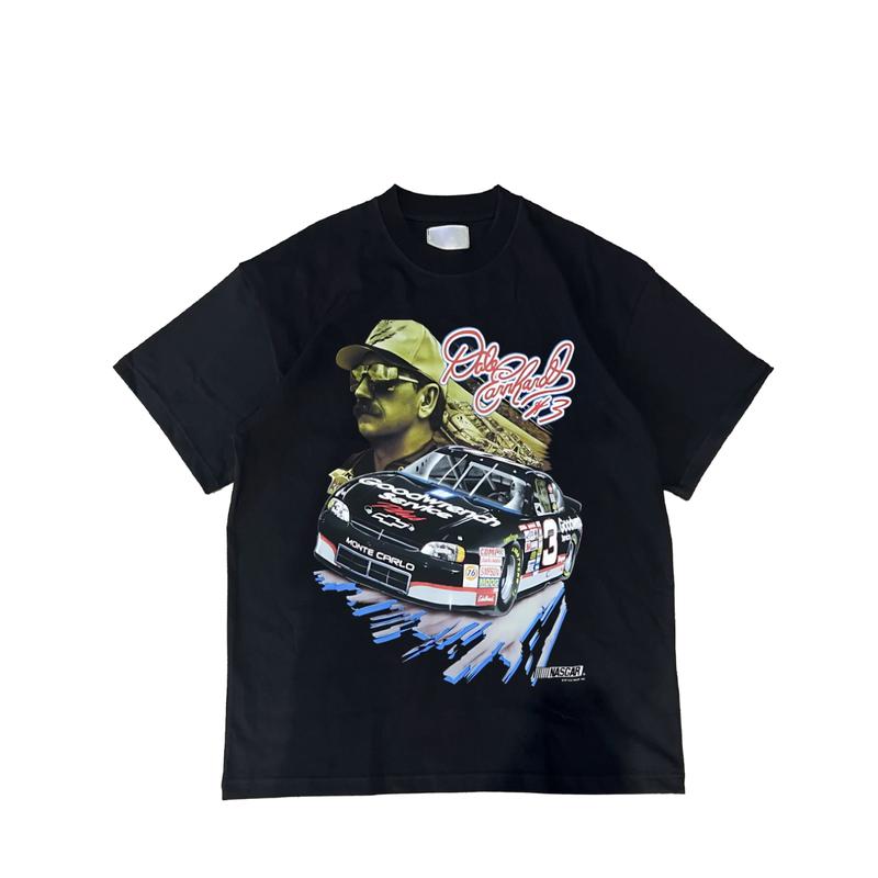 Vintage Dale Earnhardt 3 Monte Carlo Nascar Racing T-shirt Comfort Retro Top Casual Graphic Short Sleeve Streetwear unisex t-shirt