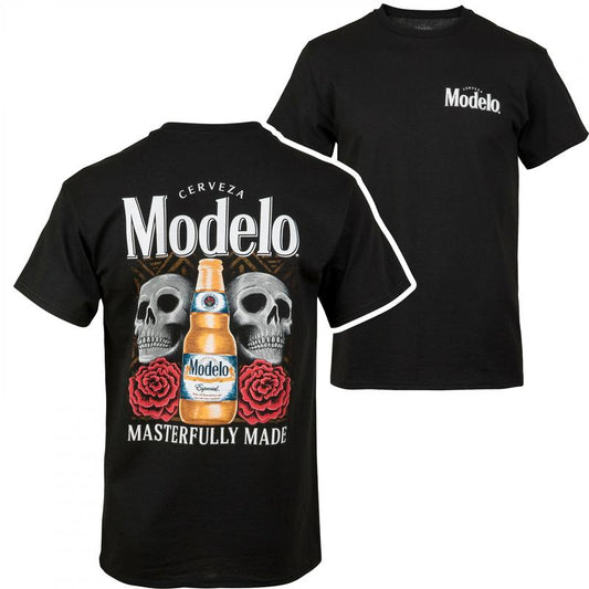 Modelo Especial Skulls and Roses Masterfully Made T-Shirt - 2 Side - Full Color Range - Wear It Your Way - Diverse Fashion Choices - Extensive Size Op