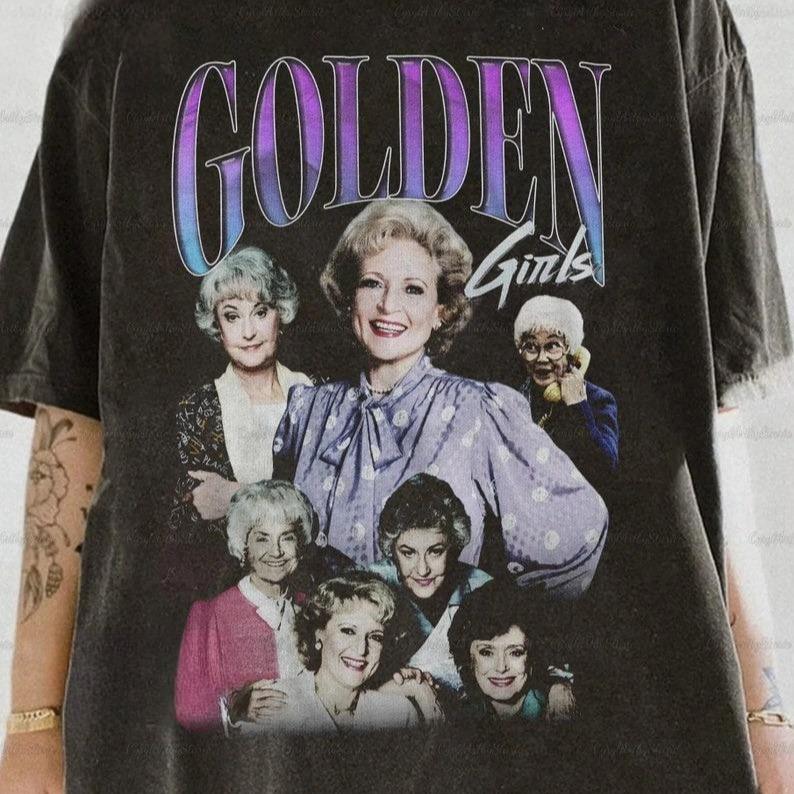 Golden Girls Shirt, Golden Girls 80s T-Shirt, 80s TV Sitcom Shirt, Vintage Gift For Women Cotton Fit