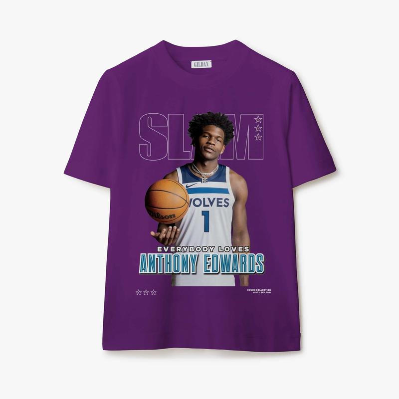 SLAM Cover Tee - Anthony Edwards Unisex T-Shirt, Sweatshirt, Hoodie  Available in Sizes S-3XL, Sweatshirt, Hoodie