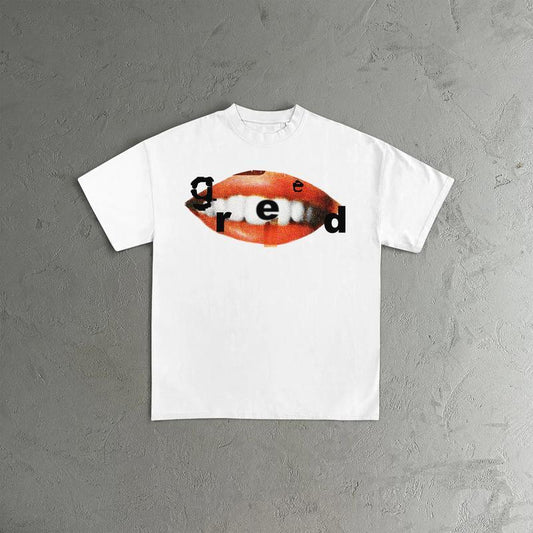 Lucki Greed Inspired T-shirt - Lucki Greed Heavy Cotton Tee Shirt - Lucki Greed Tshirt Jersey Menswear Shortsleeve Top