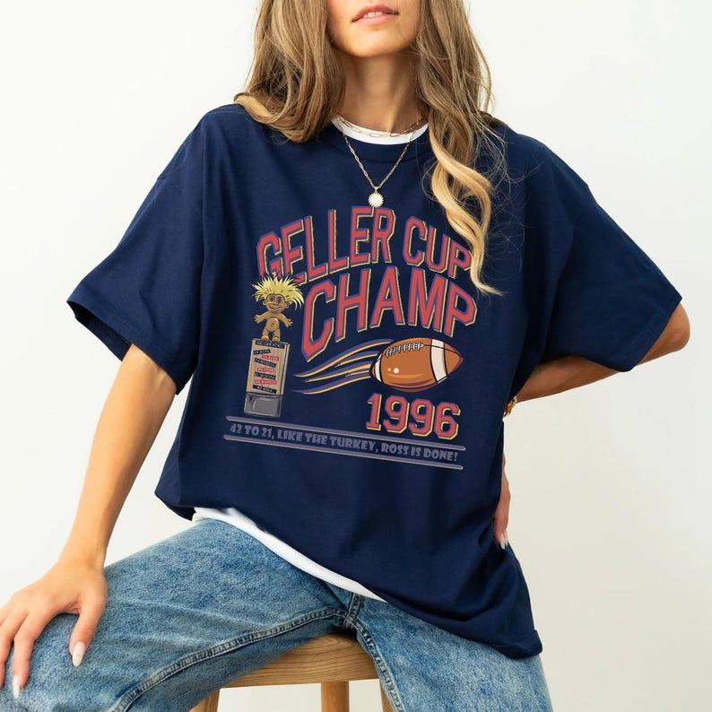 Geller Bowl Friendsgiving Shirt Ross Rachel Monica Chandler Phoebe Shirt 42-21 Just Like The Turkey Ross Is Done Geller Cup Bowl Tee Shirt