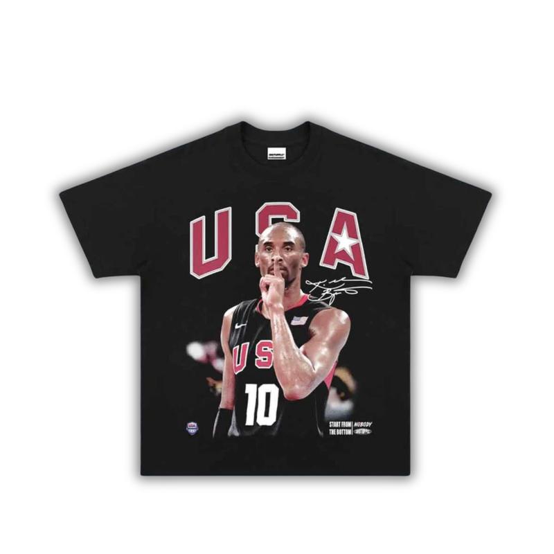 KOBE USA VINTAGE TEE Menswear Top Cotton