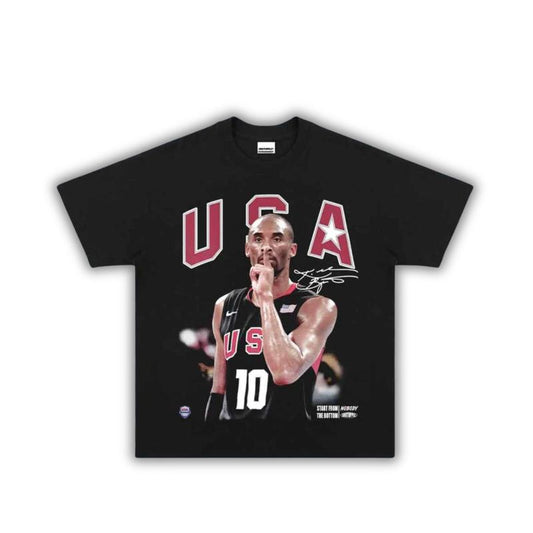 KOBE USA VINTAGE TEE Menswear Top Cotton