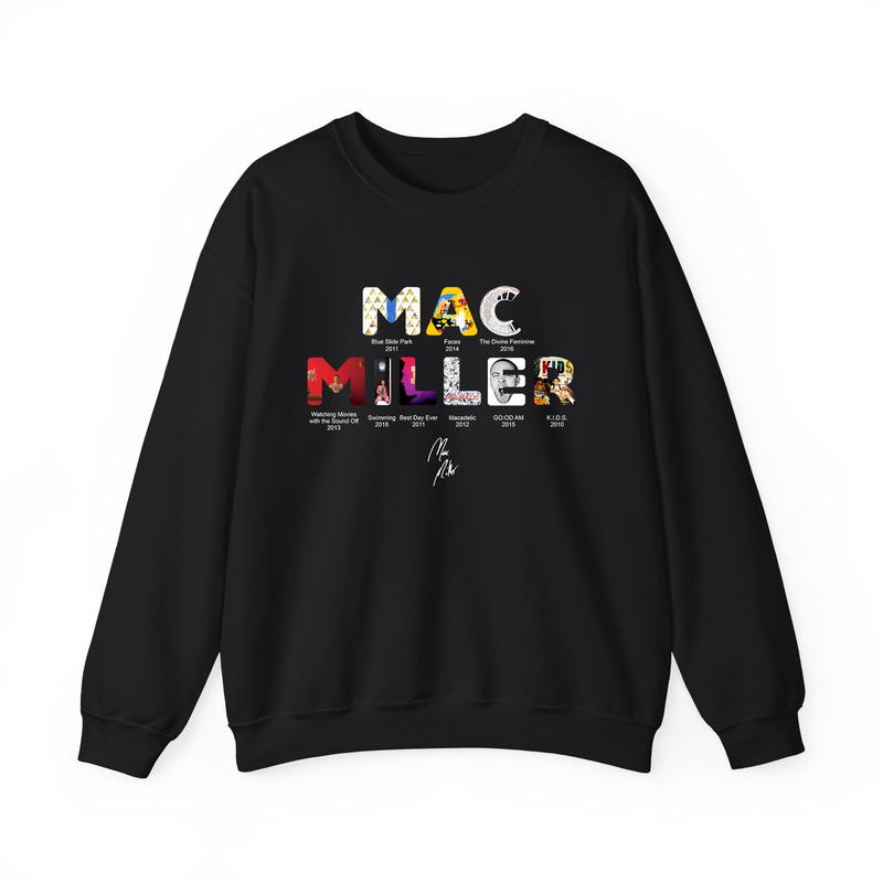 Mac Miller Albums Sweatshirt, Mac Miller Forever, I Miss Mac Miller, Gift For Fan