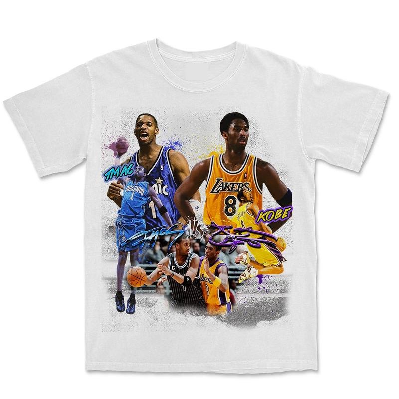 Kobe vs. T-Mac Graphic Bootleg Tee - STREETWEAR