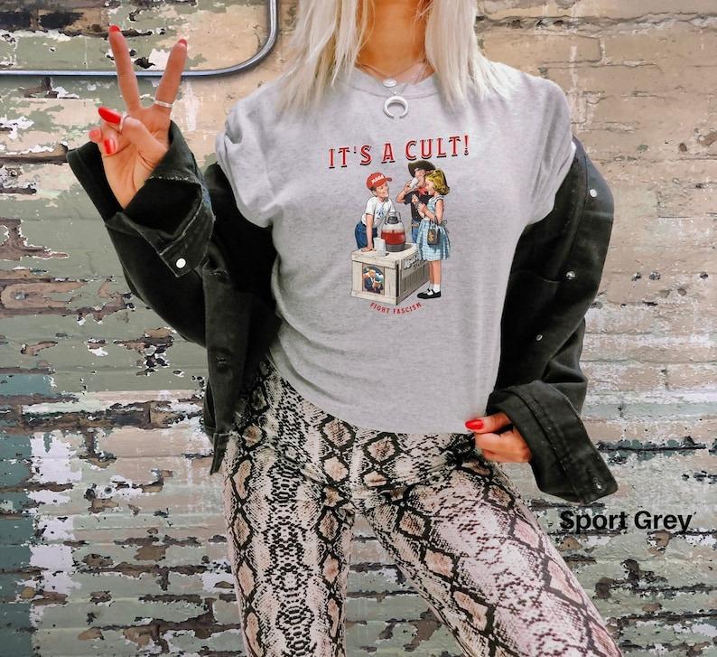 It's a Cult TShirt, Liberal Vote 2024 T Shirt, Anti Trump Shirt, Fuck Trump, Democrat T, Vote Shirt, Anti MAGA Tee, Anti Republican T-Shirt