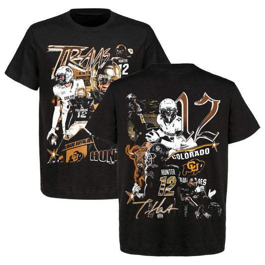 Travis Colorado Hunter Graphic T-Shirts  Heavy Cotton  Men's & Women's Retro American College Football Shirt