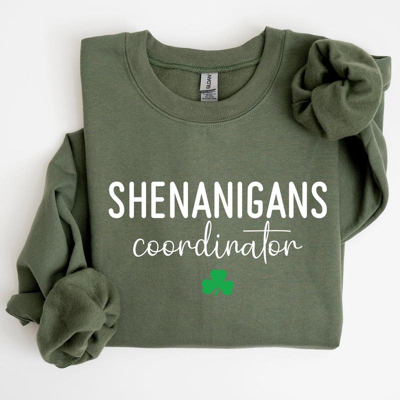 Shenanigans Coordinator, Funny, St Patrick's Day Sweatshirt