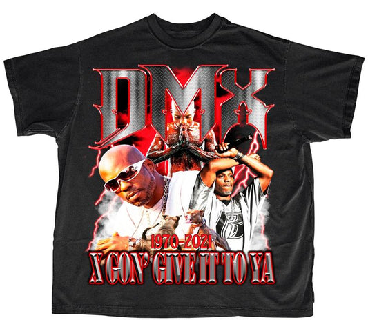 DMX GRAPHIC TEE Casual Short Sleeve T-shirt Streetwear