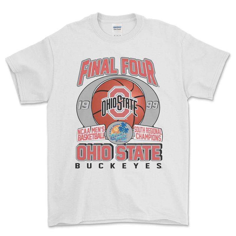 1999 NCAA Final Four Ohio State T-Shirt,, graphic vintage sports tees for men