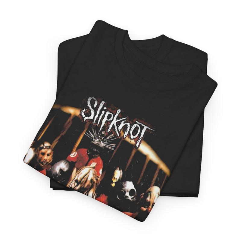 Slipknot Self Titled Album Cover Unisex T-Shirt Cotton Tshirt