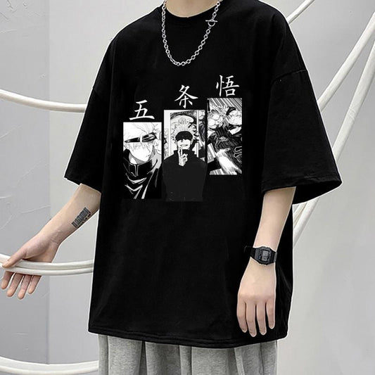 Gojo Satoru TShirt Vintage Fan Gift Shirt From Jujutsu Kaisen
