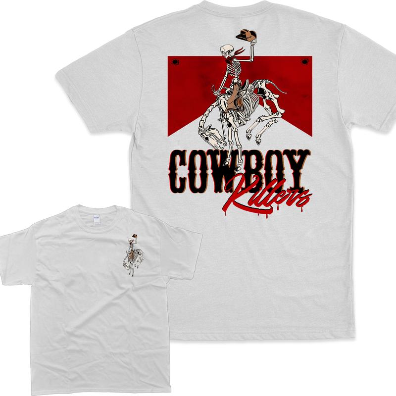 Cowboy Kil.lers T-shirt_ Western Cowboy Shirt_ Cowboy Skeleton Tee_ Western Skeleton Tee_ Western Rodeo Shirt_ Gift for Women T-shirt