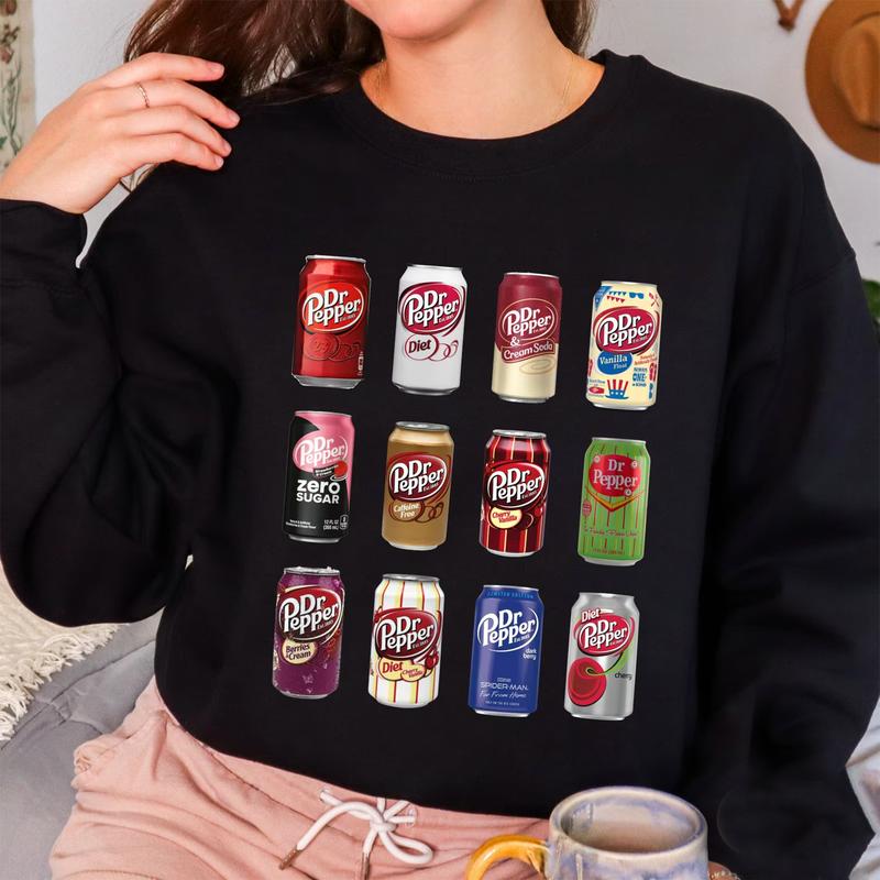 Trendy Dr. Pepper Sweatshirt - Perfect Gift for Soda Lovers