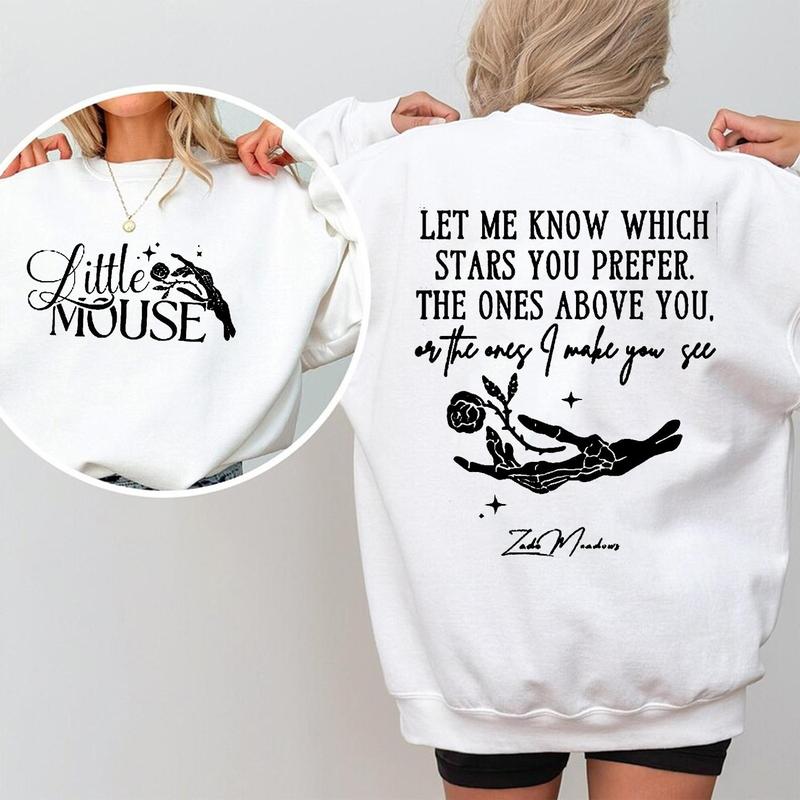 Haunting Adeline Zade Meadows Sweatshirt, Run Little Mouse Shirt, Dark Romance Merch, Booktok Shirt, Smut Reader, Book Lover Gifts for Her, Gifts Suit