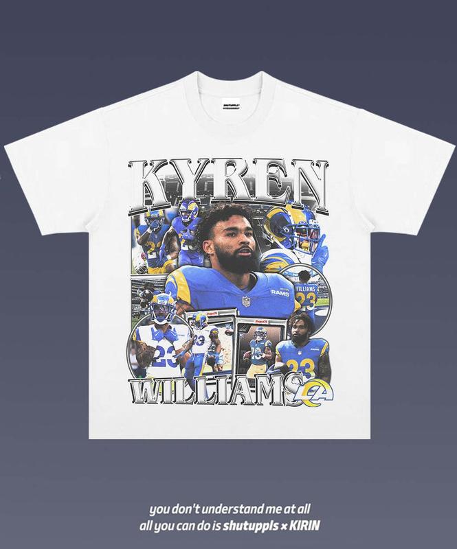KYREN WILLIAMS 1.0 VINTAGE TEE  AMERICAN FOOTBALL  GIFT FOR FAN