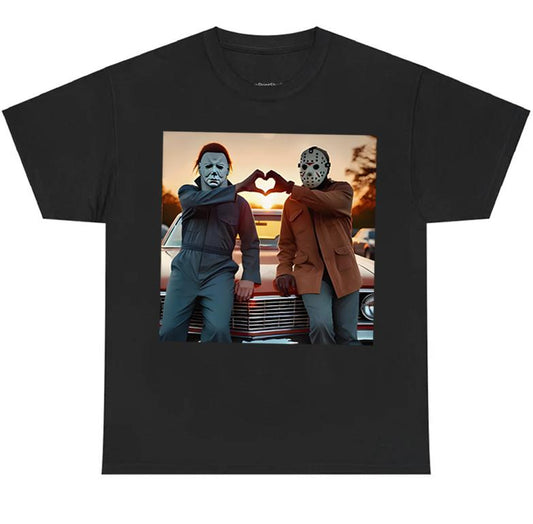 Heart Hand Killer Horror Movie Shirt, Friends Horror Characters Shirt, Funny Halloween, Horror Movie Killers Shirt, Hot Halloween, Friends Horror