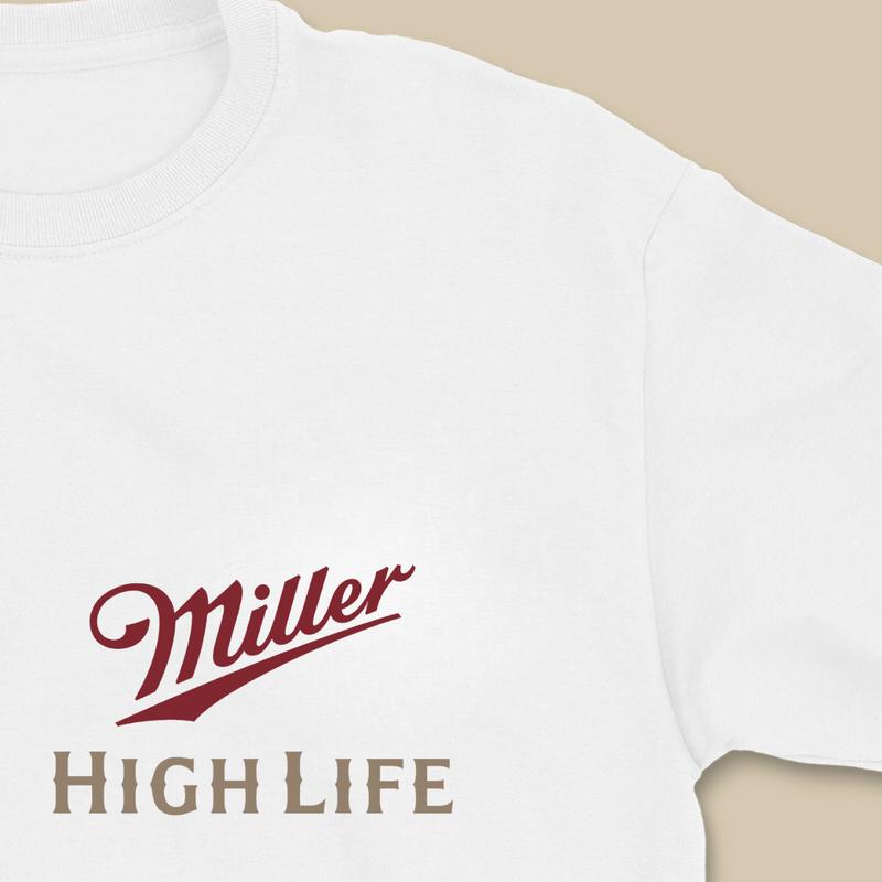 Miller High Life Patriotic American Flag Can 2-sided Tshirt, Miller High Life Tshirt Full Color For Men And Women Tshirt, Miller High Life Beer Tshirt