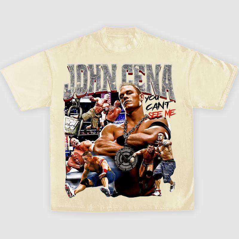 JOHN CENA TEE, Wrestling Tee, Sports Shirt, WWE Tee, Workout T-shirt, Gift for Him Gift For Her Hoodie Sweatshirt Streetwear Menswear