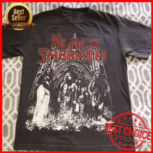 Black Sabbath T-Shirt Tour 1975 Vintage Rock New Men's Unisex, Comfort Colors, Vintage Graphic Tee, Music Tour Tee, Graphic Single Rap Hop Hip